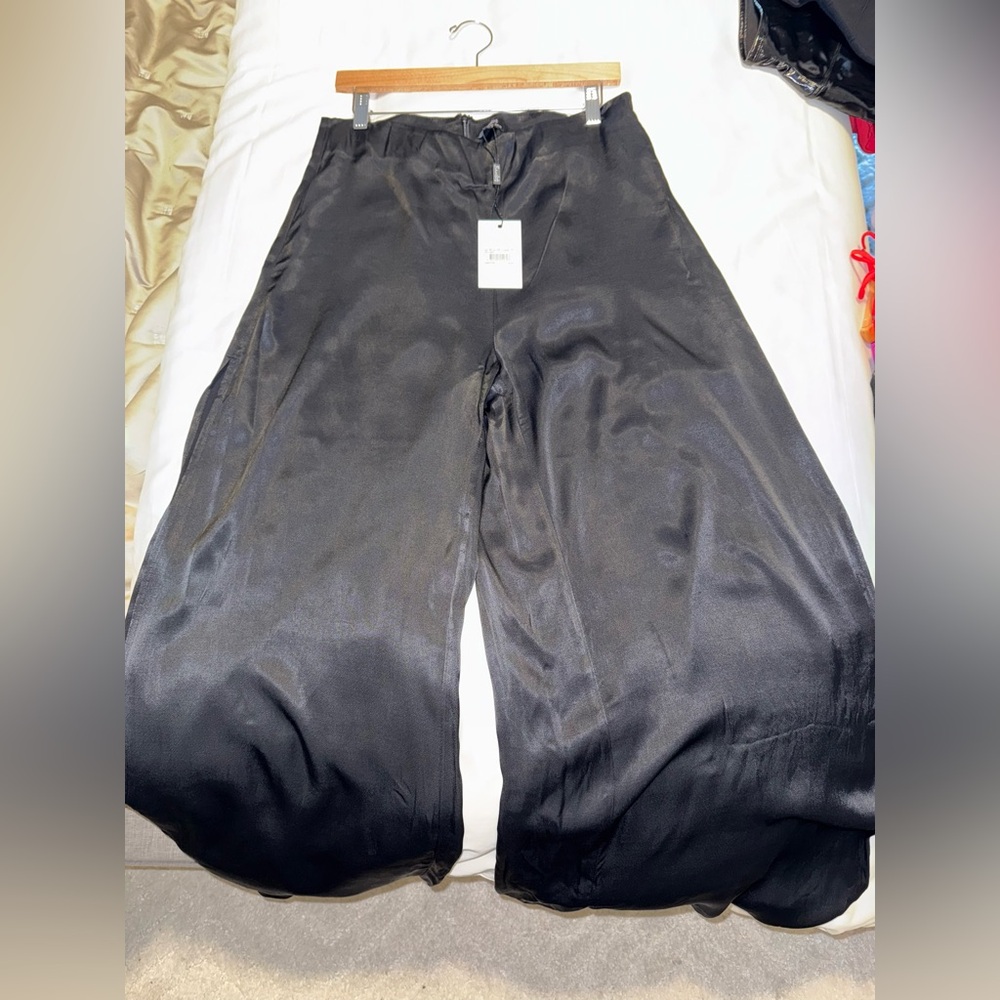 Bardot Black Split-Leg Pants